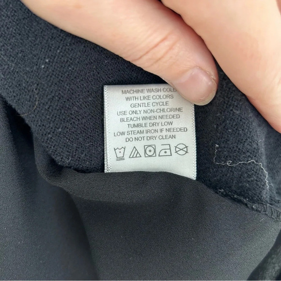 Olivia Sky Crewneck Sweater Semi-Sheer Back Women’s Medium Whimsigoth Goth Emo - Picture 7 of 8